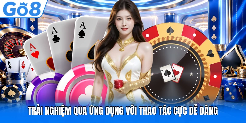 Trải nghiệm qua ứng dụng với thao tác cực dễ dàng Trải nghiệm qua ứng dụng với thao tác cực dễ dàng